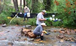 [ GPR members prospecting on Clear Creek ]