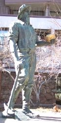 [The Old Prospector statue, Denver, Colorado]